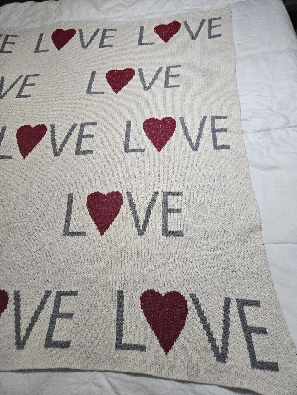 RACHEL ROY VALENTINES HEARTS THROW BLANKET